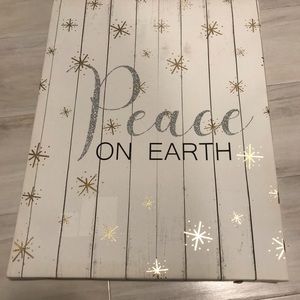 Peace On Earth Holiday Decor Christmas Decor
